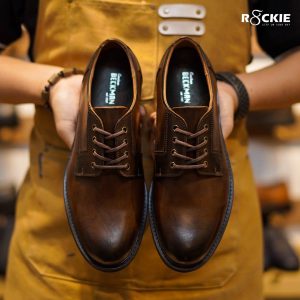 BMHA03 - Beckman Casual Derby - Nâu Patina